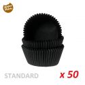 Cápsulas cupcakes negras x 50
