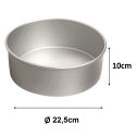 Moule à gâteau rond extra profond - Ø 22,5 x 10cm