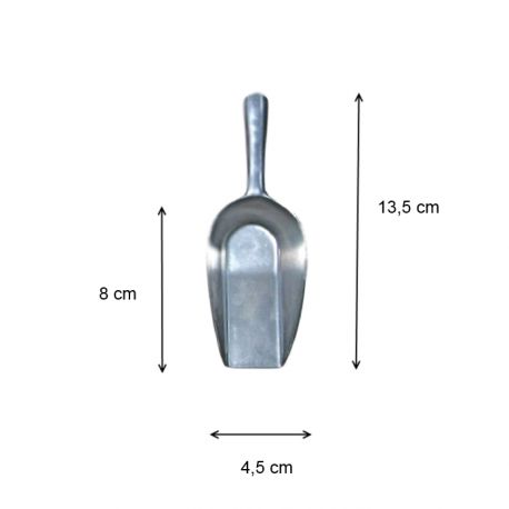 Palas de aluminio - 13cm