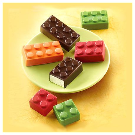 Molde silicona para chocolates "Block"